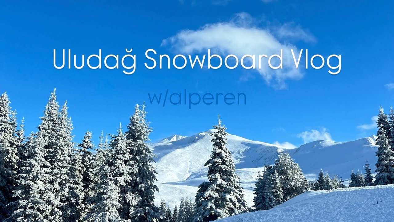 Uludağ’da Bir Gün | Uludağ Kayak Snowboard Vlog | Pale Burger