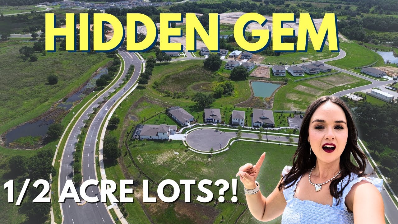New Construction Community in Tampa Bay with 1/2 Acre Lots | I found a Hidden Gem!!