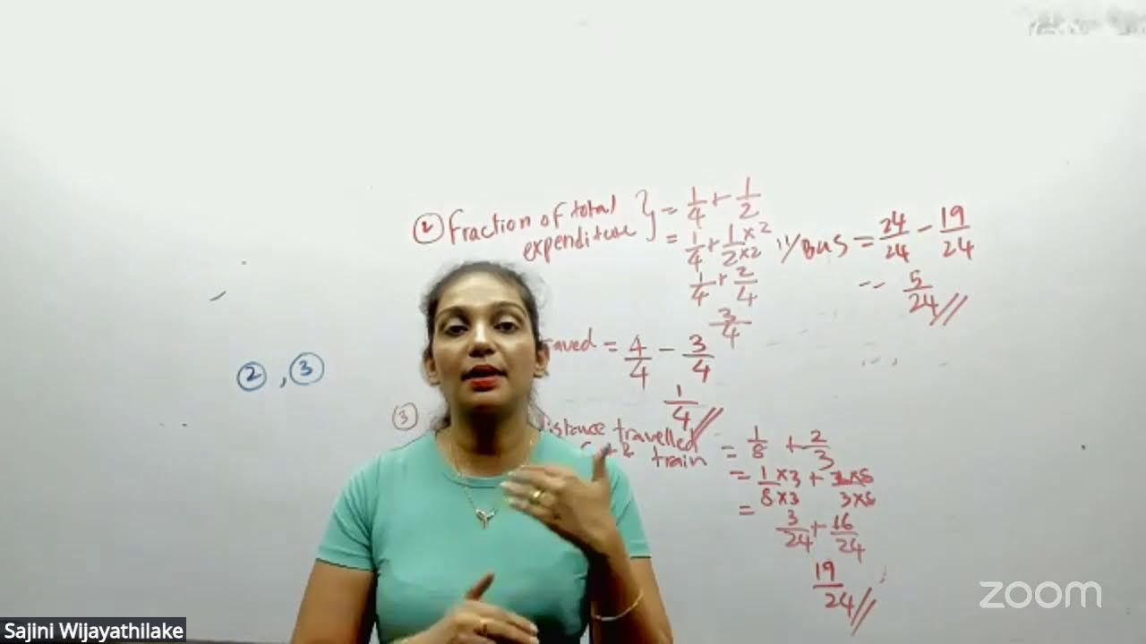English Medium Grade 9-2026 Saturday session FRACTIONS -part 2