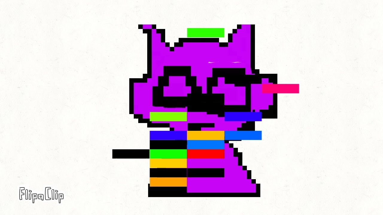 Pixel durple animation (old sound)