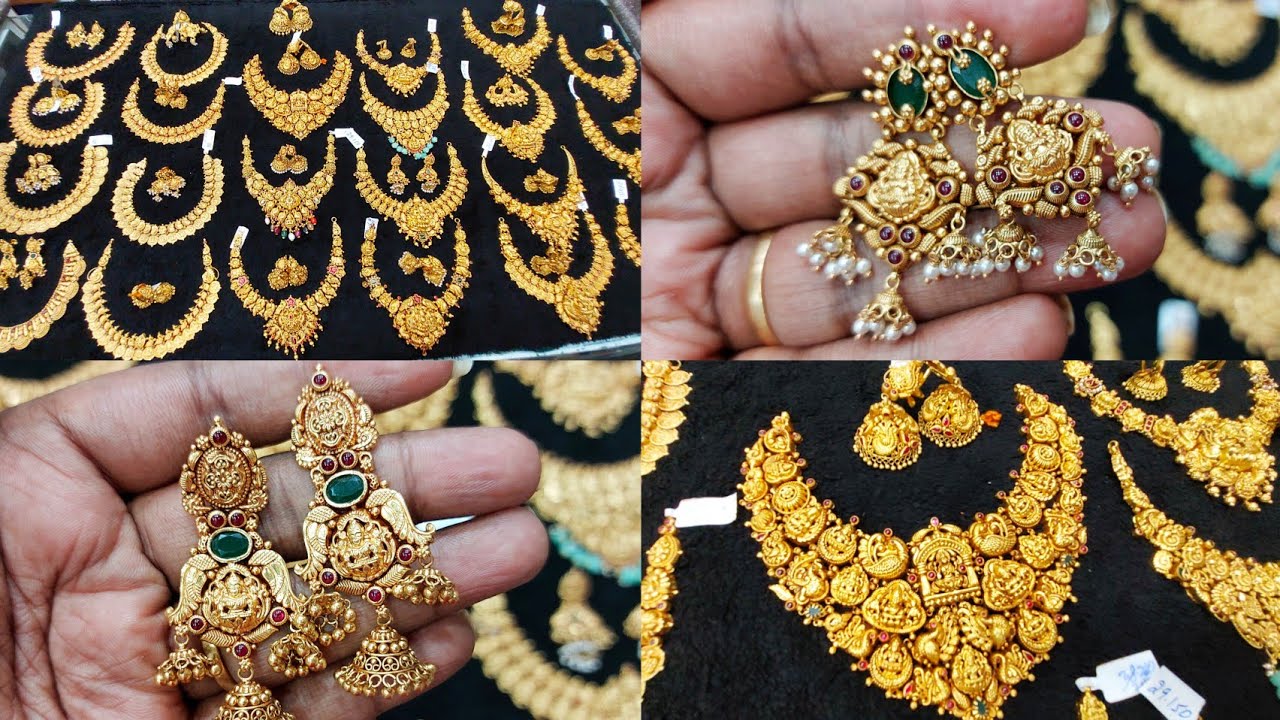 chickpet wholesale light weight gold jewellery| NO making 50% on wastage | Diwali festival sale
