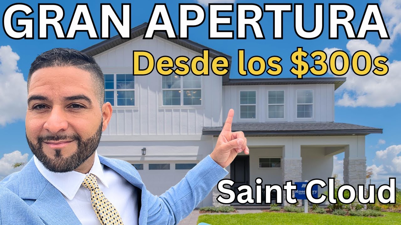 Nueva Comunidad en Saint Cloud Florida Crossprairie Jones Homes USA Plano Rosemary Casa de Lujo