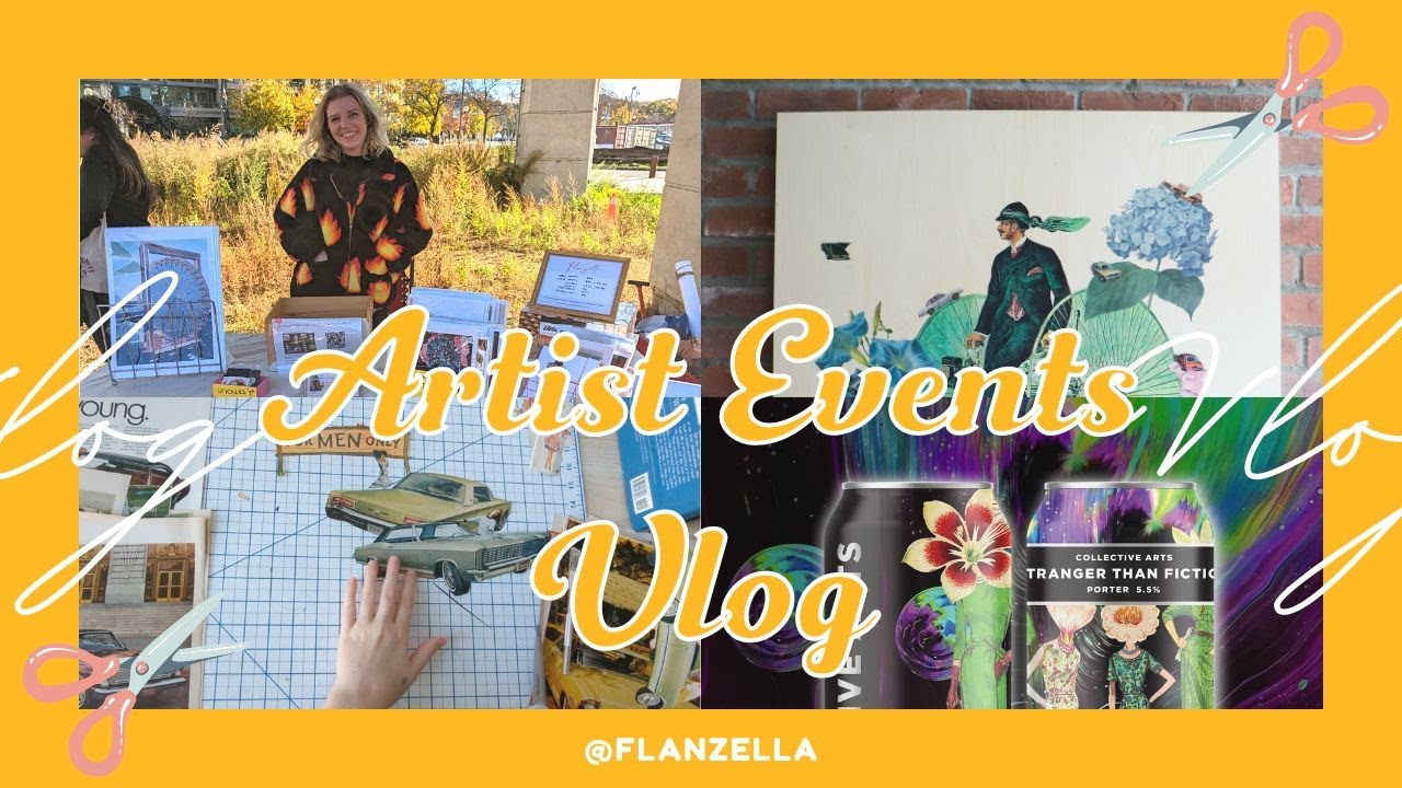 In Person Artist Events Vlog: Art Market Tips, 3 Types of Events for Artists to Participate in