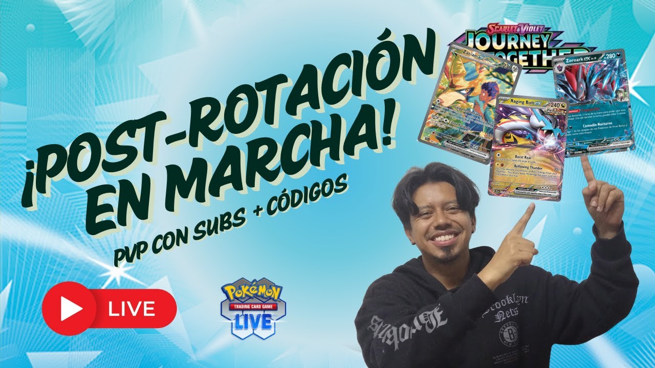 🔥 ¡POST-ROTACIÓN EN MARCHA! PvP con Subs + Nuevas Barajas Pokémon TCG Live 🌪️