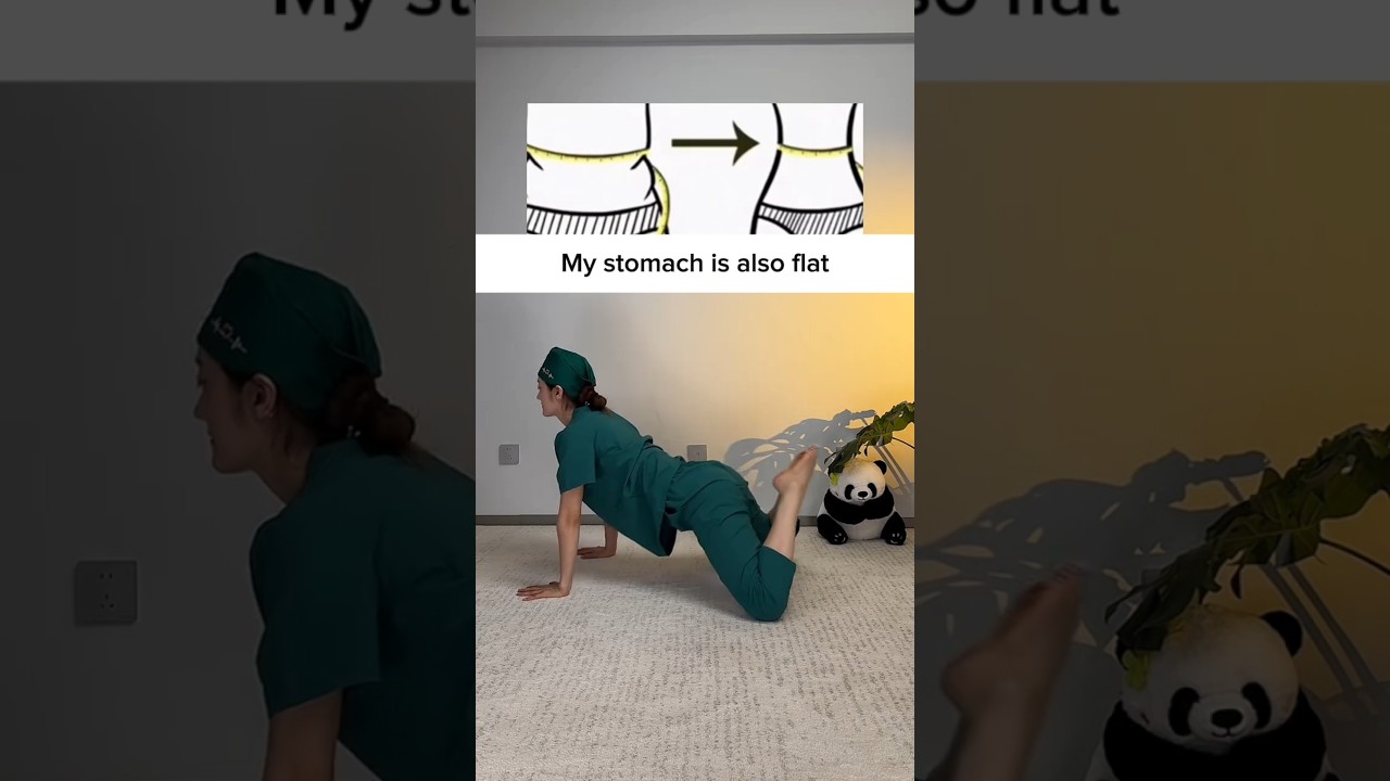 Do This for 60 Seconds to Slim Your Belly & Fix Posture 