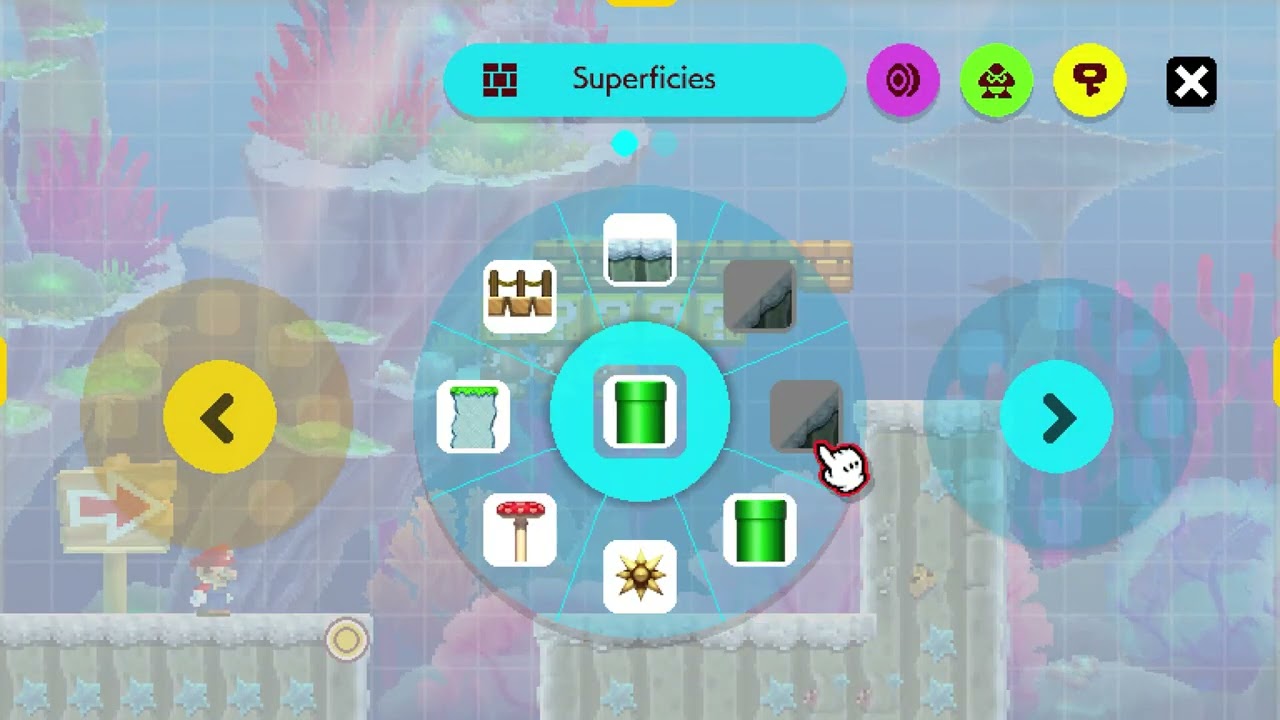 Interfaz en HD y mejora gráfica en NSMBU SMMWE 3.5.0 fix (5.0.0)