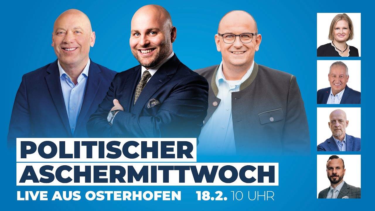 Politischer ASCHERMITTWOCH 2026 - Live aus Osterhofen in Niederbayern