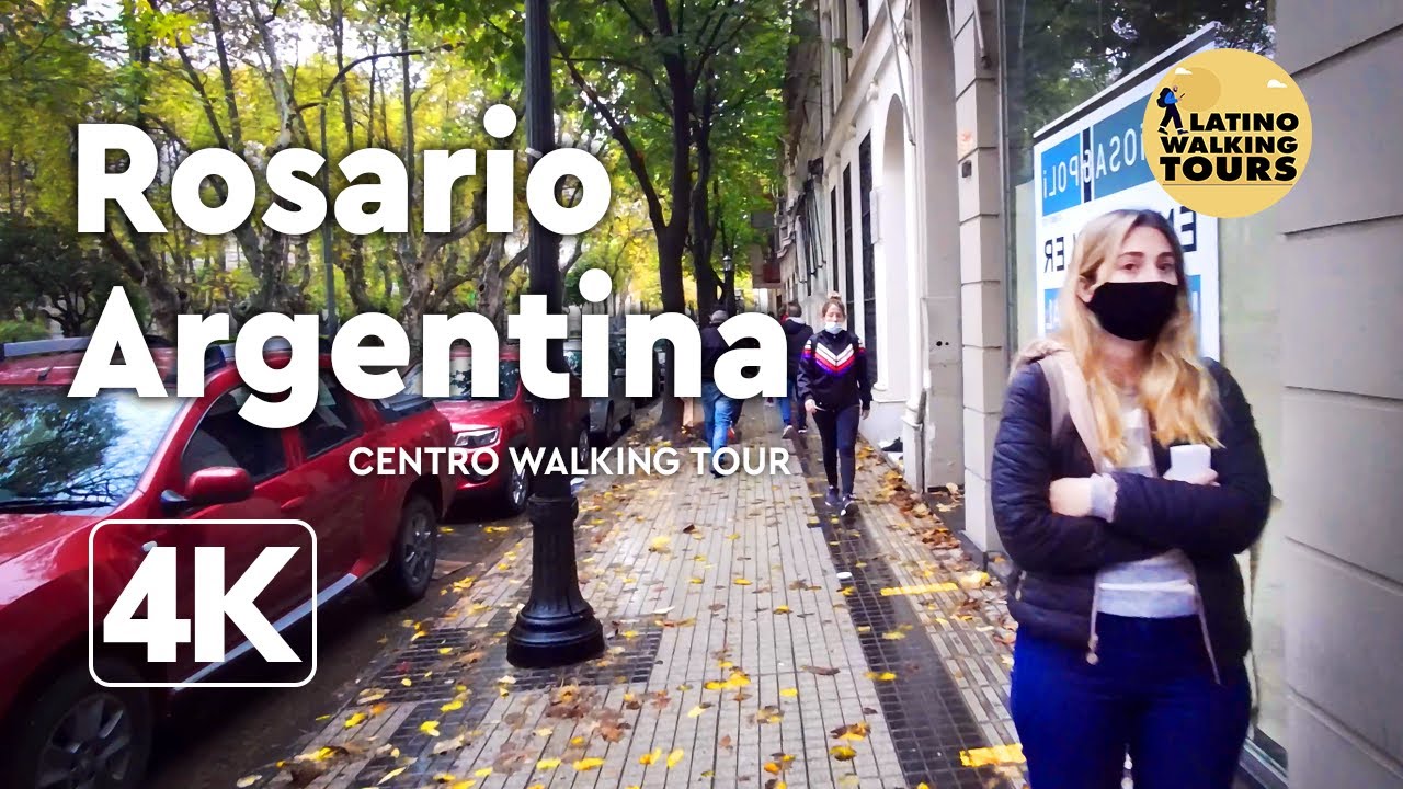 Rosario, Argentina | Centro Walking Tour (4K)