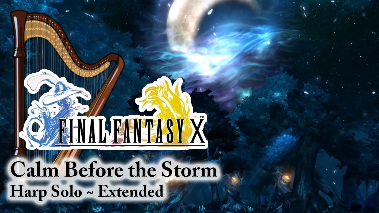 Relaxing FFX Music • Calm Before the Storm (Harp)