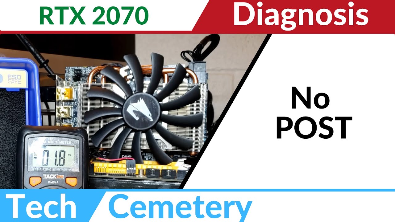 Диагностика RTX 2070 — нет POST