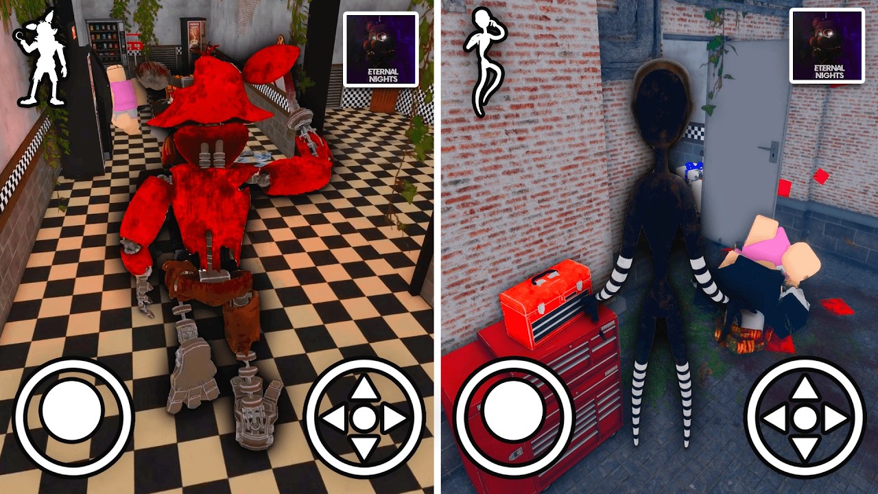 What if I BECOME FOXY VS PUPPET!? - FNAF Eternal Nights | Roblox