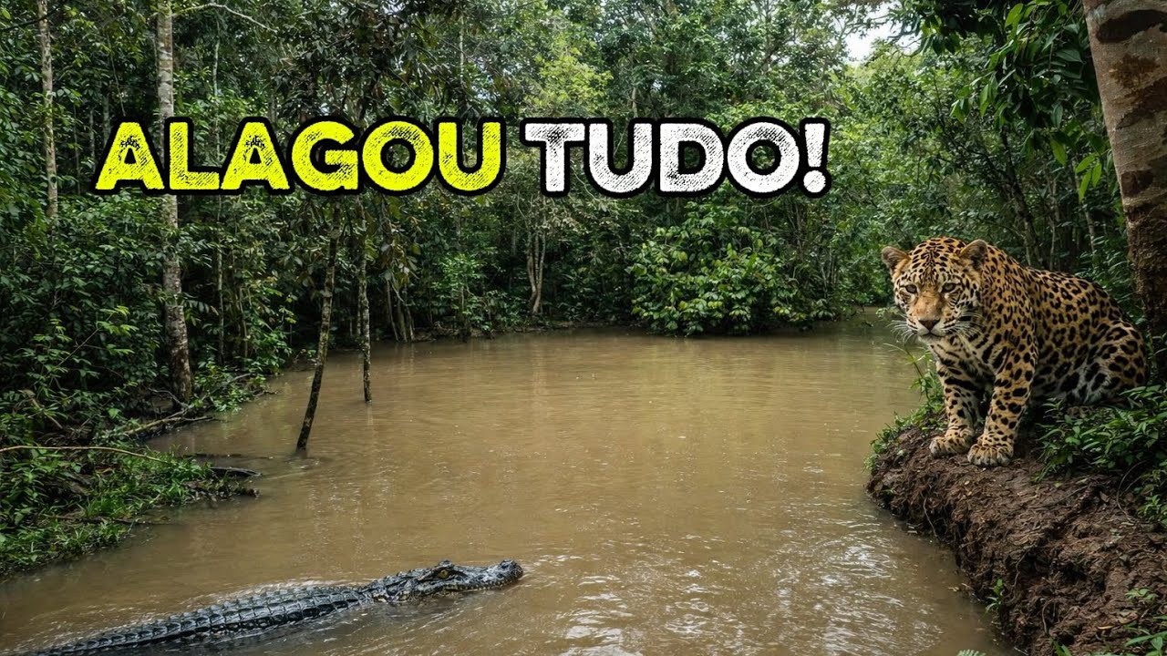 MUITA CHUVA NOITE DIFÍCIL 😱, ACAMPAMENTO JANTA E PESCA NO RIO BRANCO! 🎣❤️