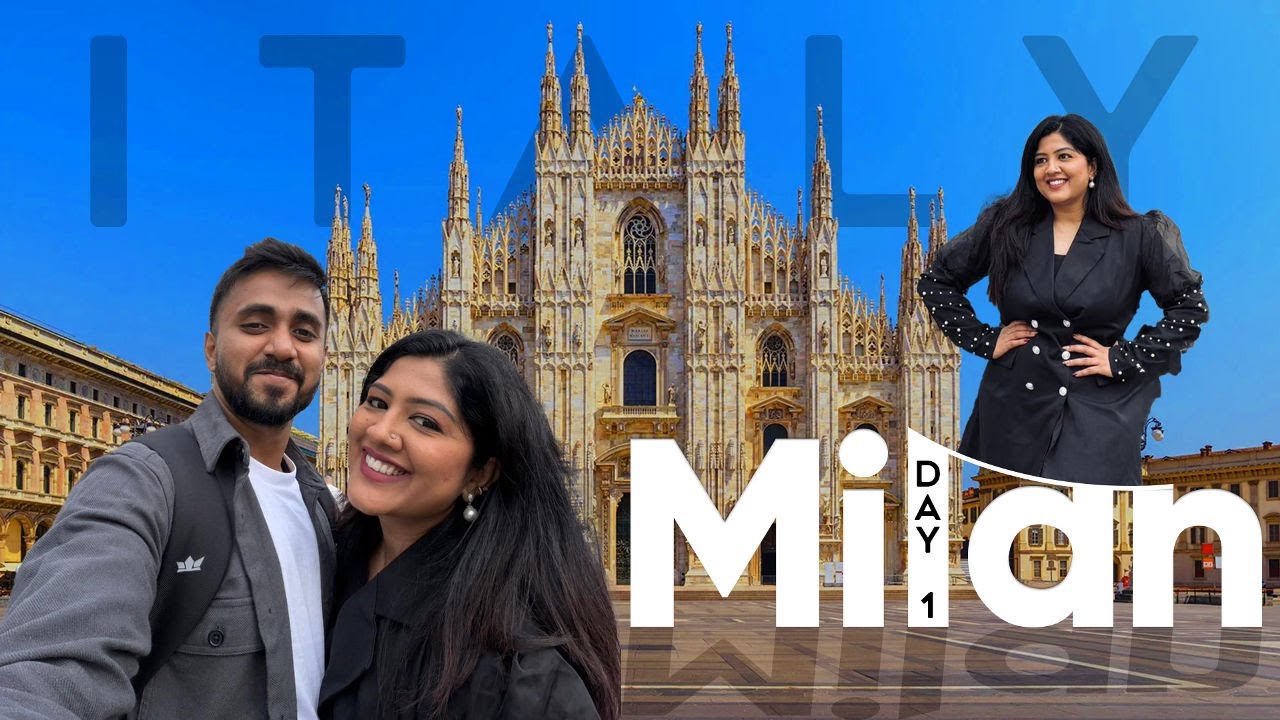 Italy diaries ✨🧿 | Day 1 - Milan | Travel vlog | @Meghana_Shankarappa 