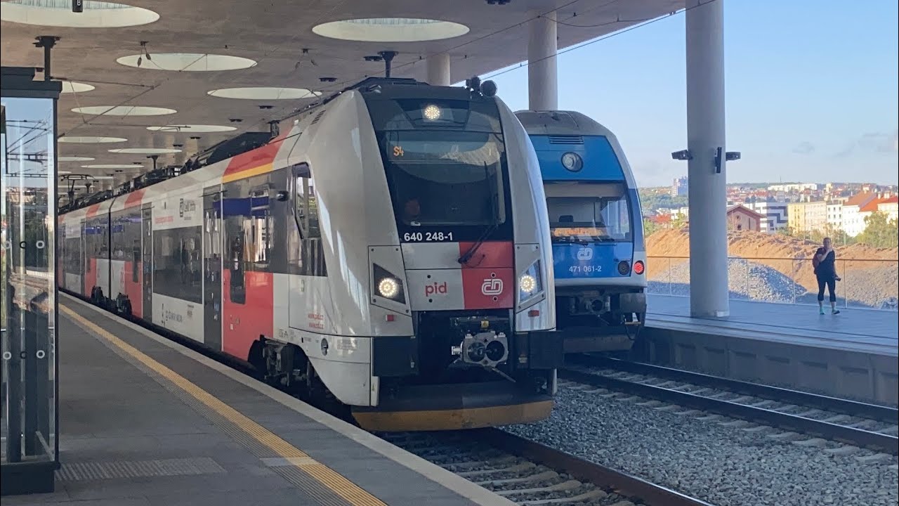 Vlaky Praha Bubny + Praha Výstaviště 4.8.2025