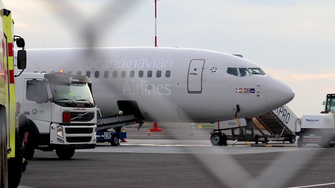SAS Boeing 737-800 LN-RGH At Tampere-Pirkkala| Inaugural Flight