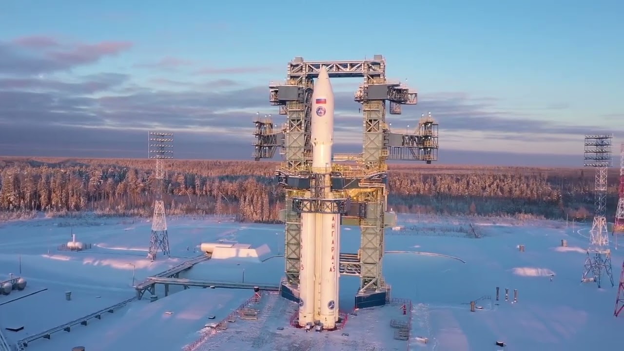 Launch of the Angara-A5 rocket from the Plesetsk cosmodrome🚀