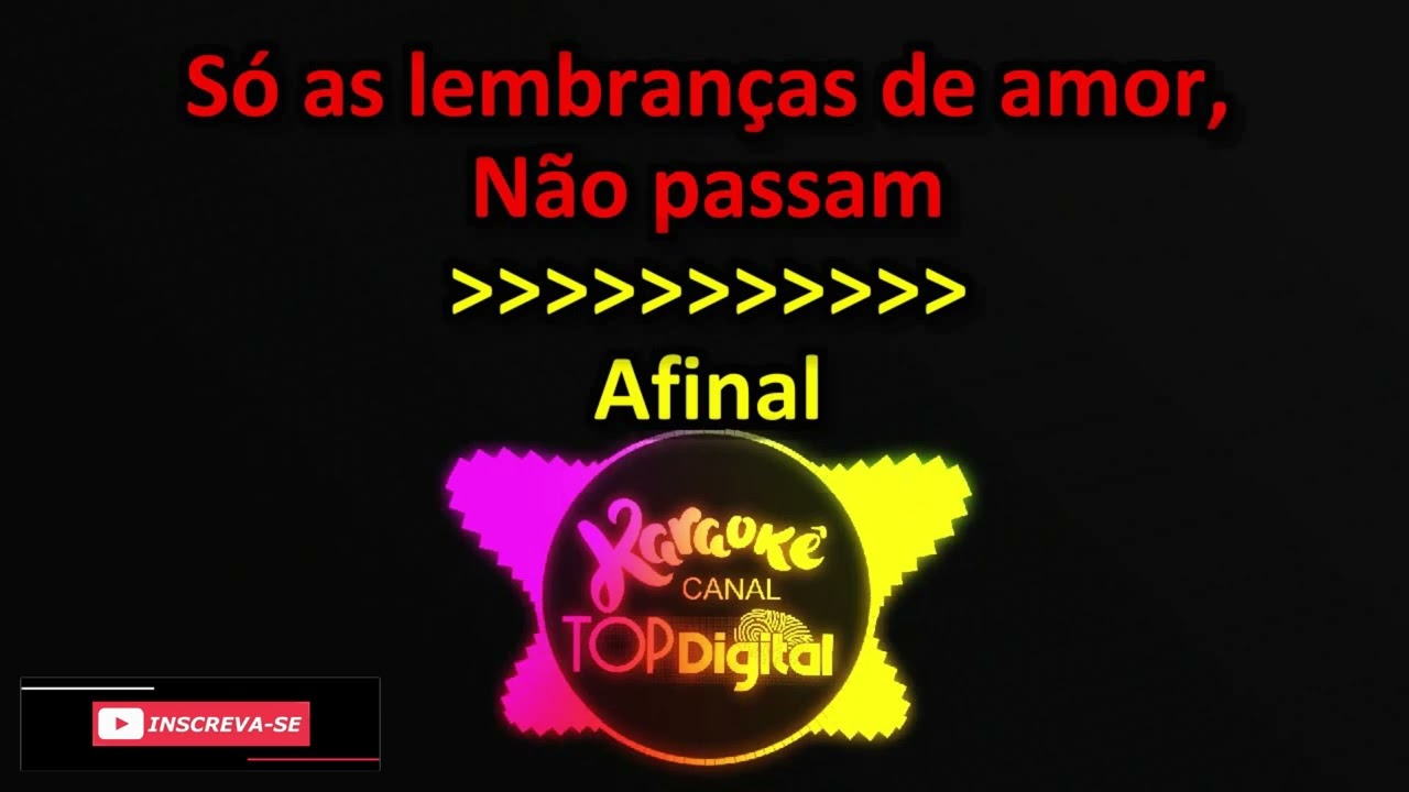LEMBRANÇAS DE AMOR - KARAOKÊ - GILDEAN MARQUES