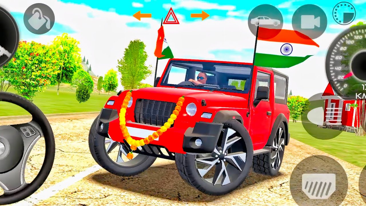 Modified Mahindra Thar😈Games:Indian Red Thar (Gadi Wala Games) Car Game Android Game - #2025