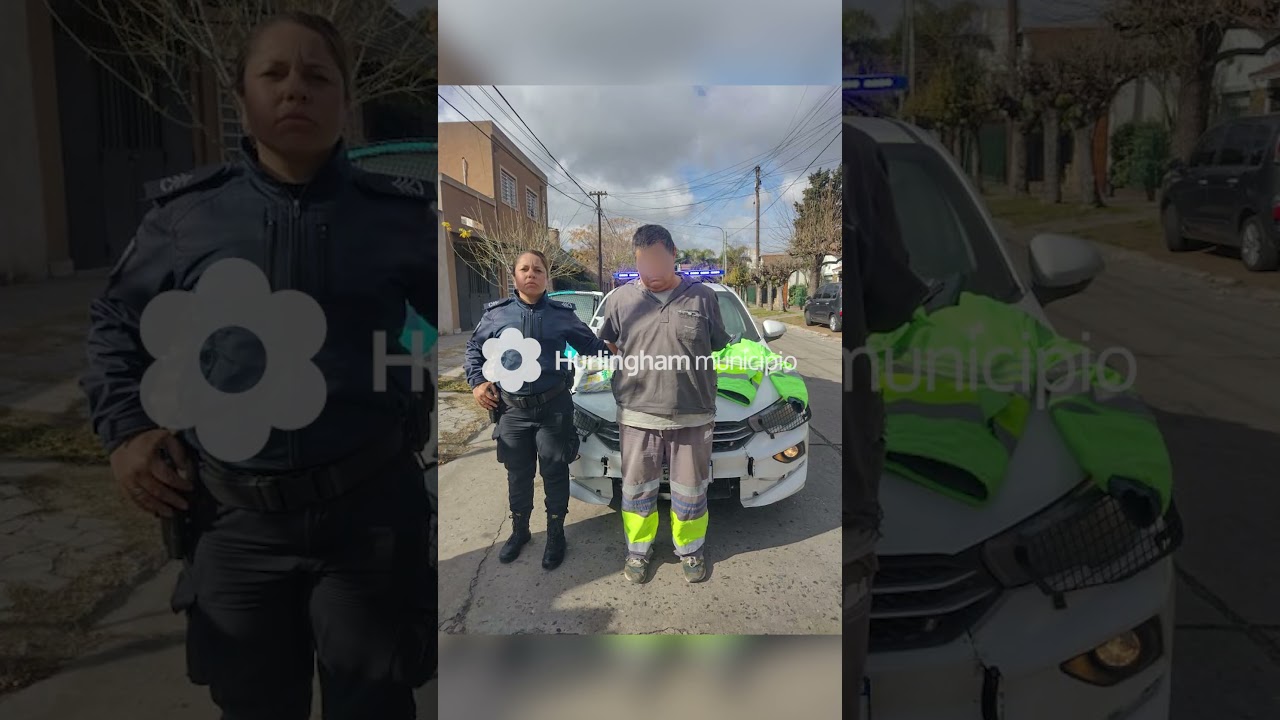 Hurlingham: Detienen a un ladr&oacute;n gracias al sistema de inteligencia artificial del Municipio