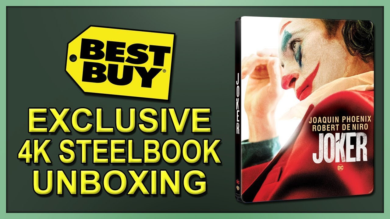Joker Best Buy Exclusive 4k+2D Blu-ray SteelBook Unboxing