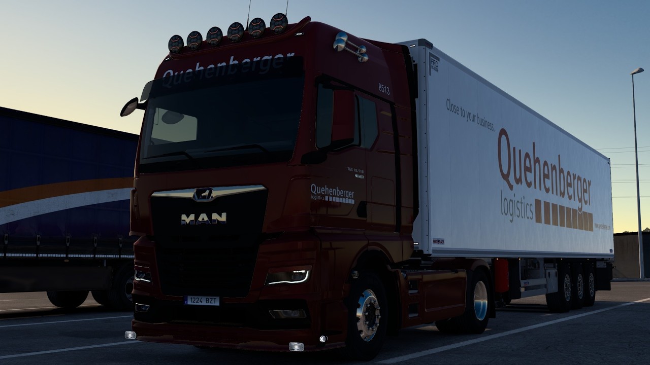Ets 2 de yağmurlu hava da Barselona - Malaga seferi