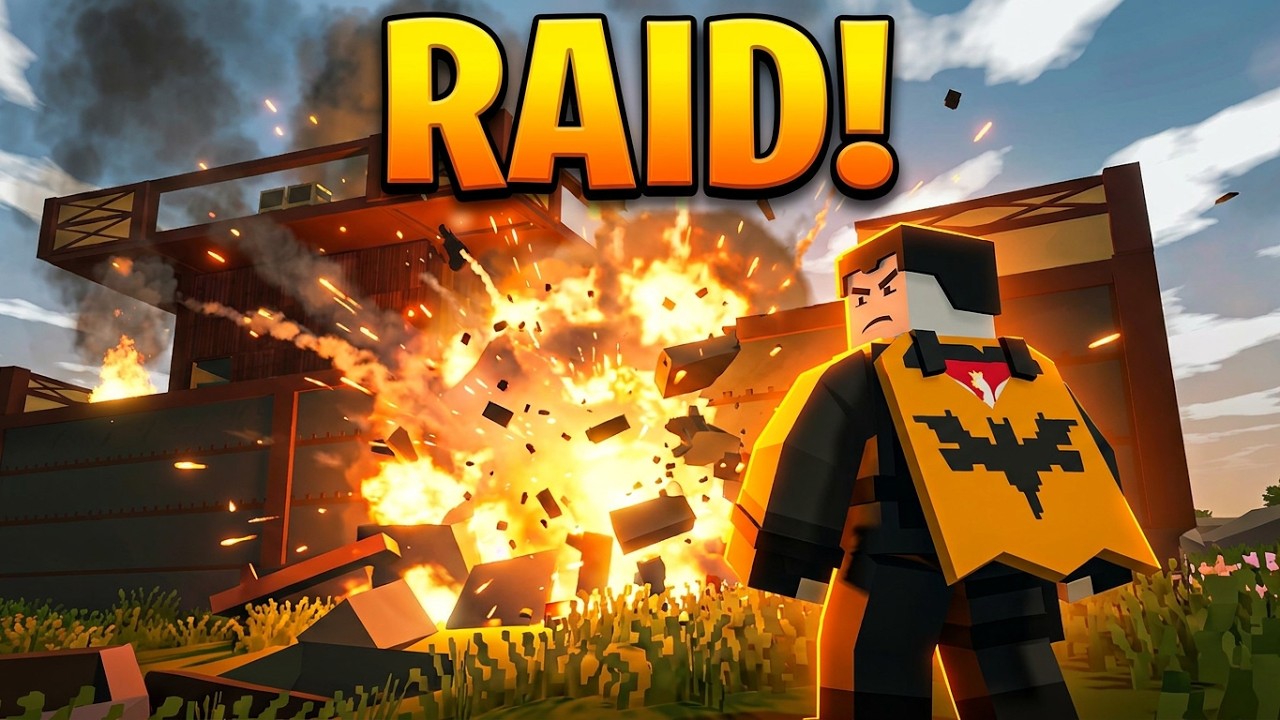 12 Saatlik Unturned TRIO Rust Macerası! RAID + PvP (2025 | Rime)
