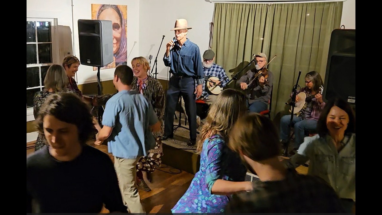 Old Time Square Dance Calling workshop video montage.