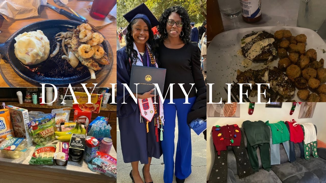 Day In My Life| Daughter College Graduation | Grocery Haul | Sarah’s Oil Movie Review