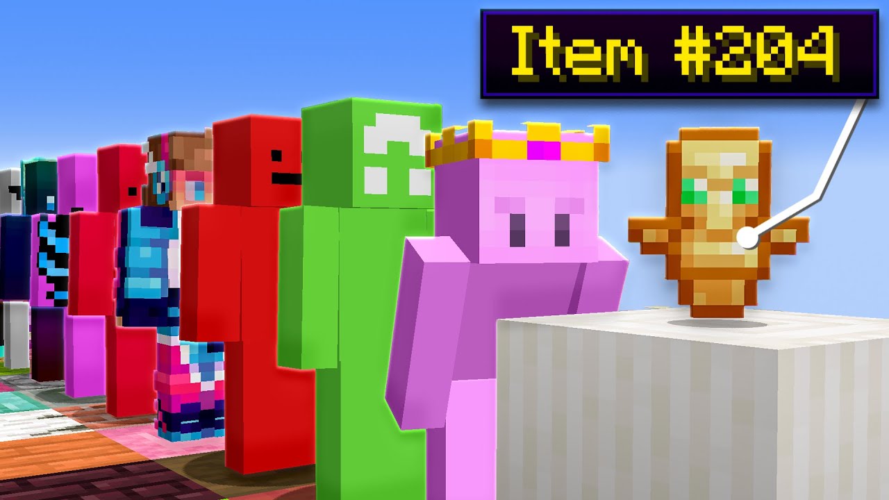 The Minecraft Random Item Civilization