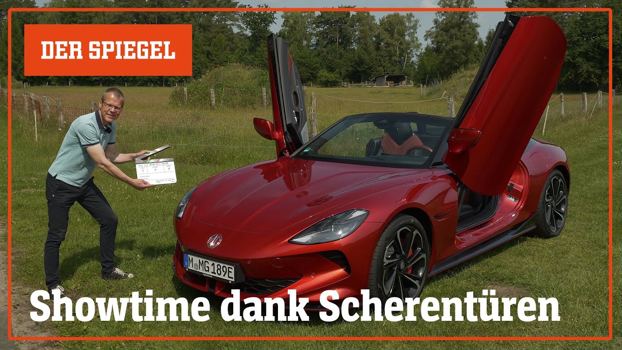 Wir drehen eine Runde: MG Cyberster – Großes Auto-Kino | DER SPIEGEL