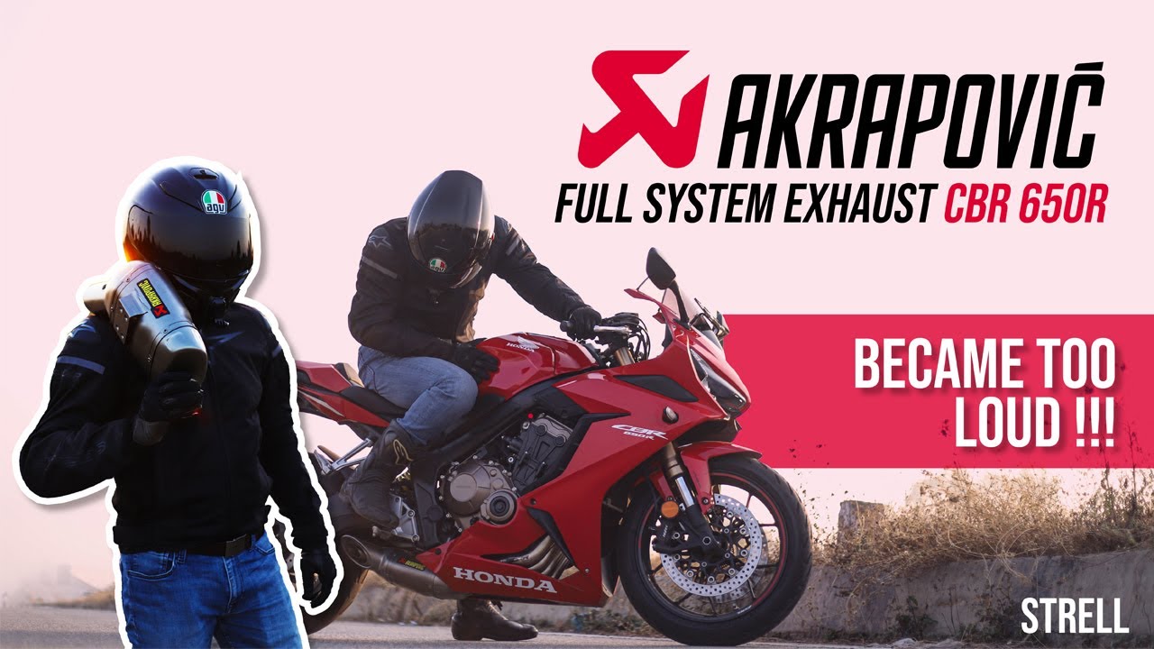 Honda CBR 650R Полная система Akrapovic — мой обзор использования