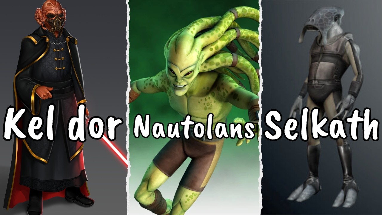 Every Star Wars Alien Species Explained Just In 9 Minute's | Deep Space Explained