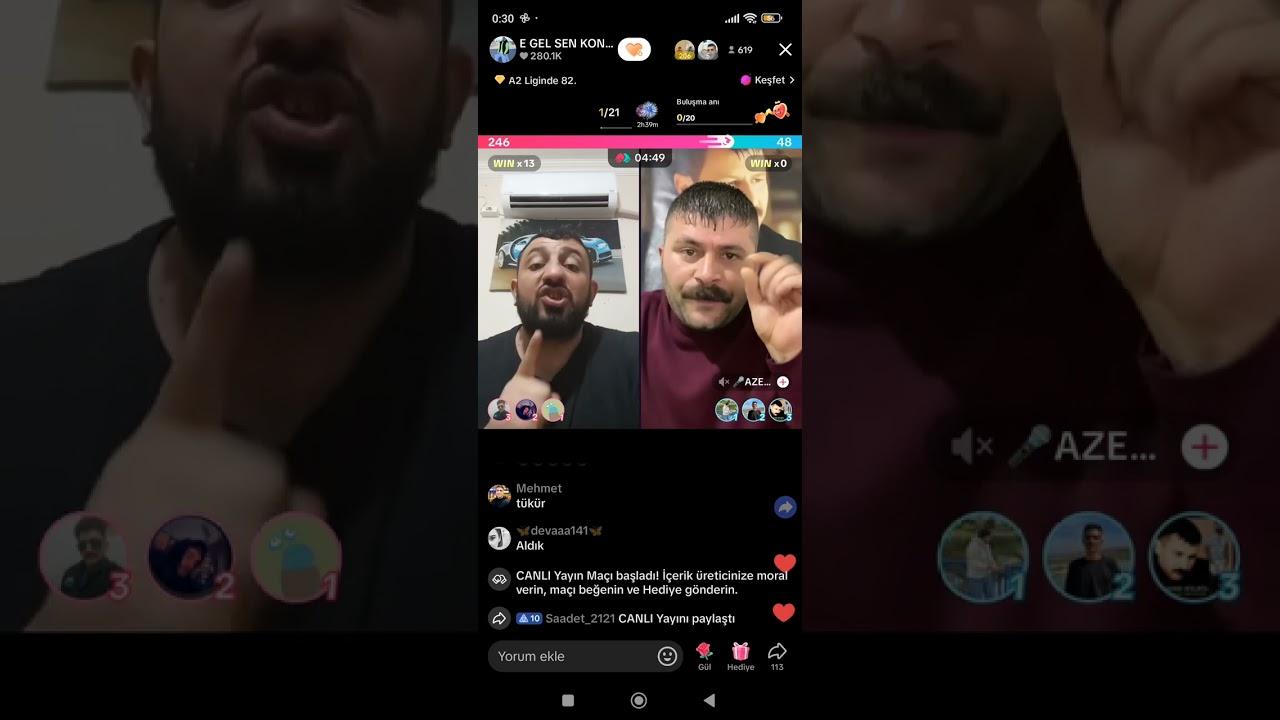 E GEL SEN KONUŞ SAHTE AZER BÜLBÜL 2😁