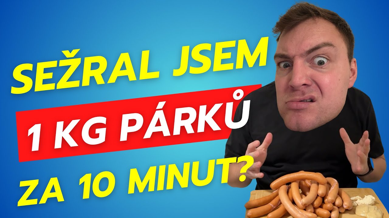 VÝZVA | 1 KILO PÁRKŮ za 10 MINUT!