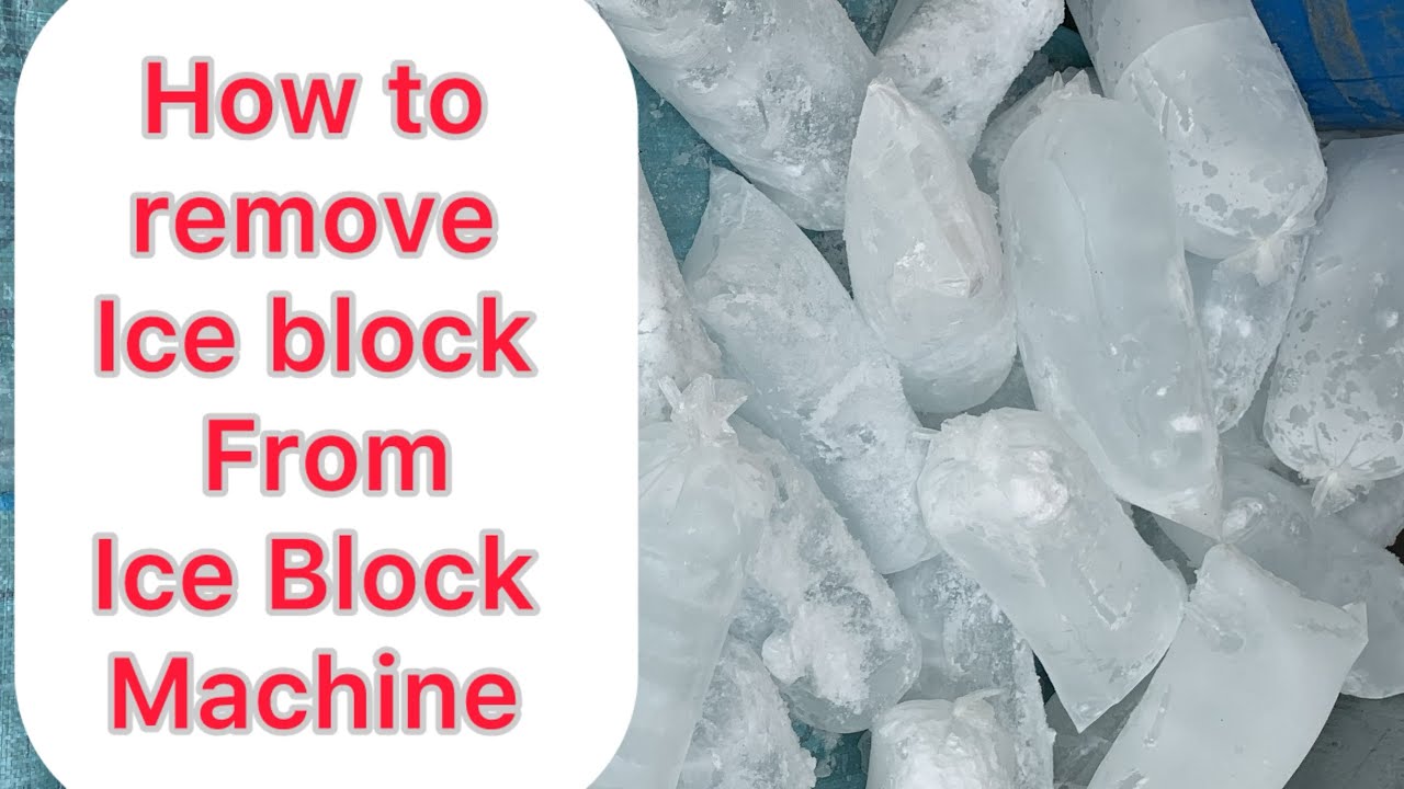 SIDE HUSTLE: How To Remove Ice block From Ice Block Machine