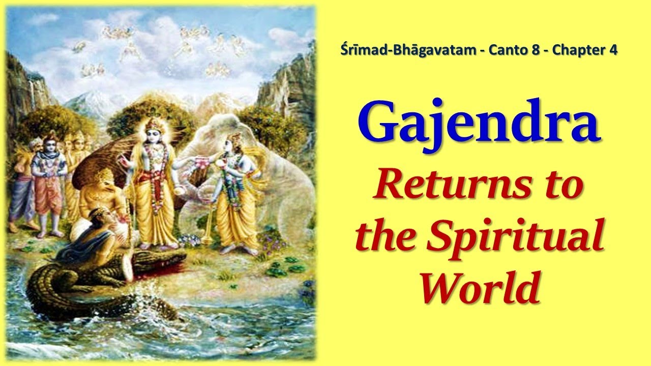SB 8.4 Srimad Bhagavatam | Canto 8 | Chapter 4 | Gajendra Returns to the Spiritual World
