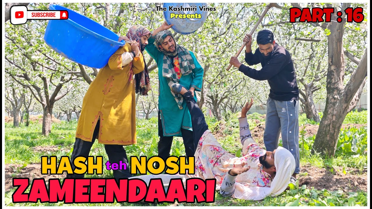 ZAMEENDAARI || Hash teh Nosh (Part 16) || Funny Kashmiri Drama || The Kashmiri Vines