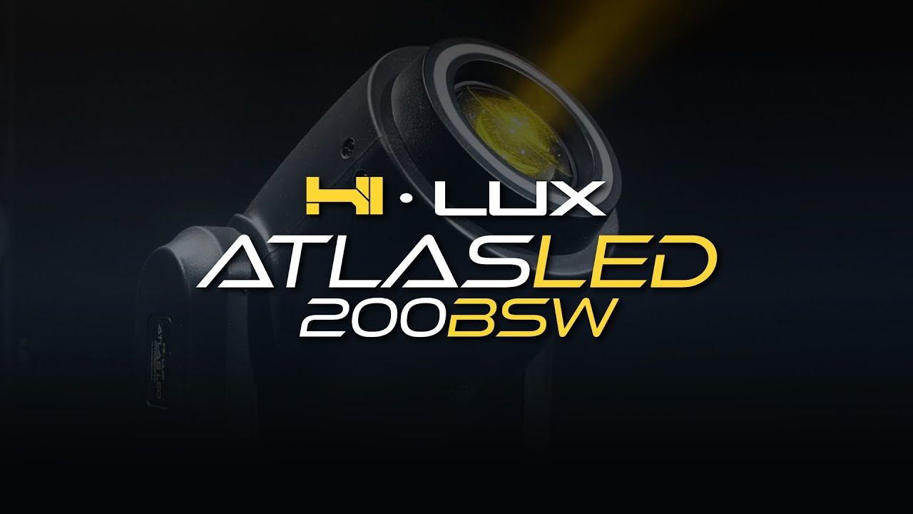 ATLAS LED 200BSW | Beam, Spot y Wash en un solo equipo | Hi-Lux by Showco