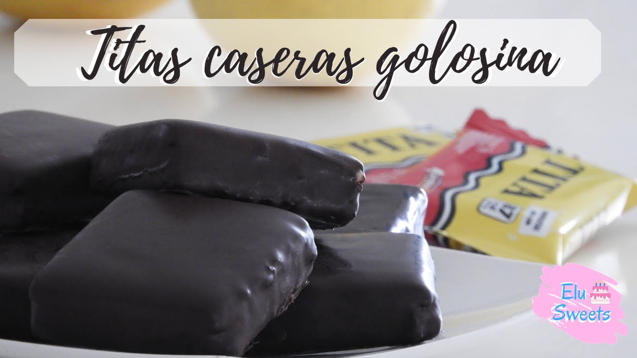 GOLOSINA TITA | Galletitas de limón bañadas en chocolate con un relleno delicioso | Elu Sweets