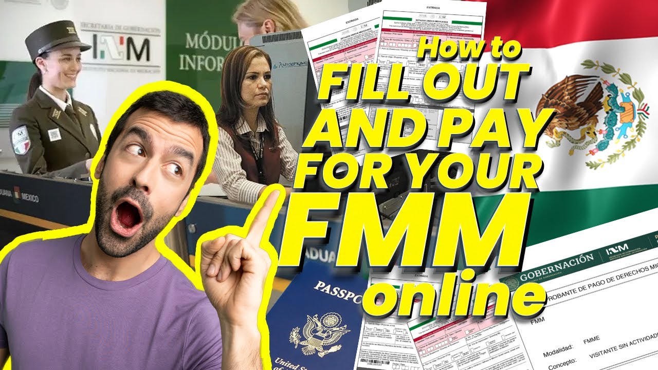Create account, fill out FMM and pay for FMM online