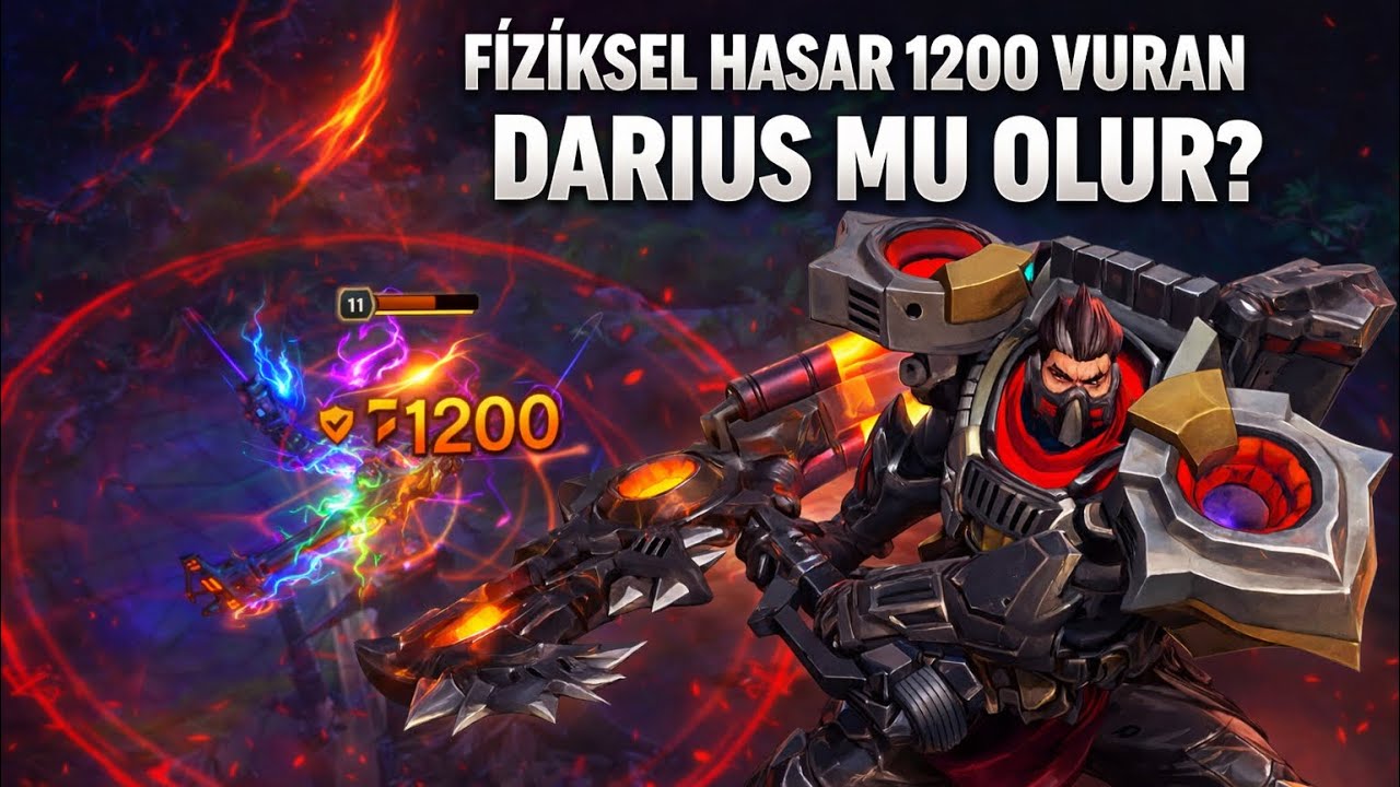 ''DÜZ VURUŞLA 1208 VURAN DARIUS MU OLUR'' DARİUS VS FIORA WILDRIFT TR