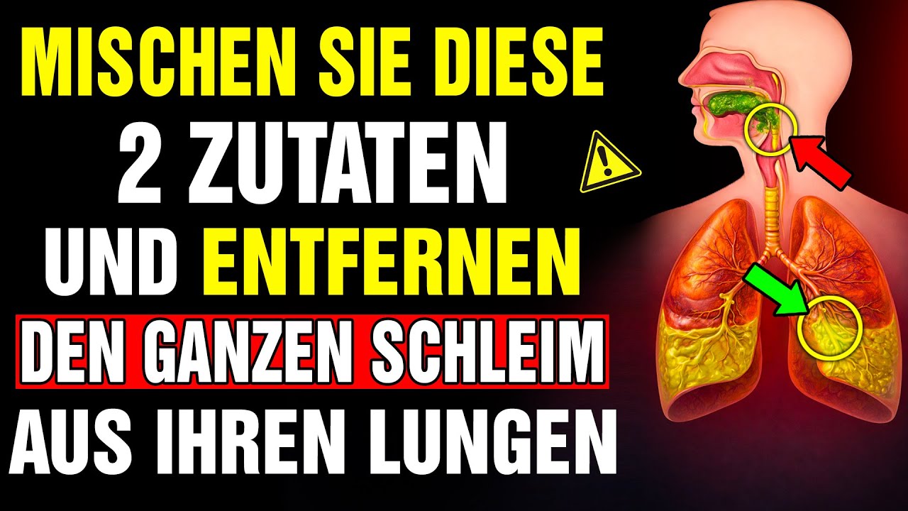 Das kraftvolle natürliche Expektorans, um den gesamten Schleim aus Hals und Lunge zu reinigen!