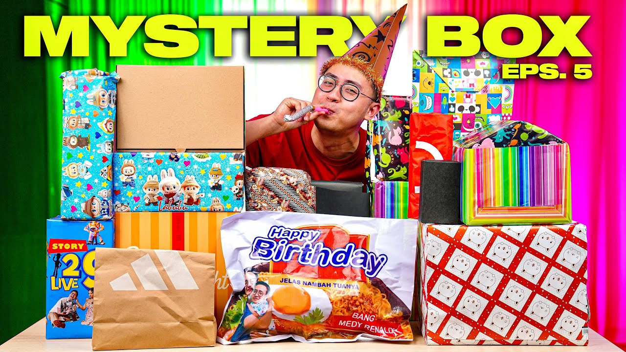 UNBOXING MYSTERY BOX EPISODE KE-5! EDISI SPESIAL ULANG TAHUN! 🥳