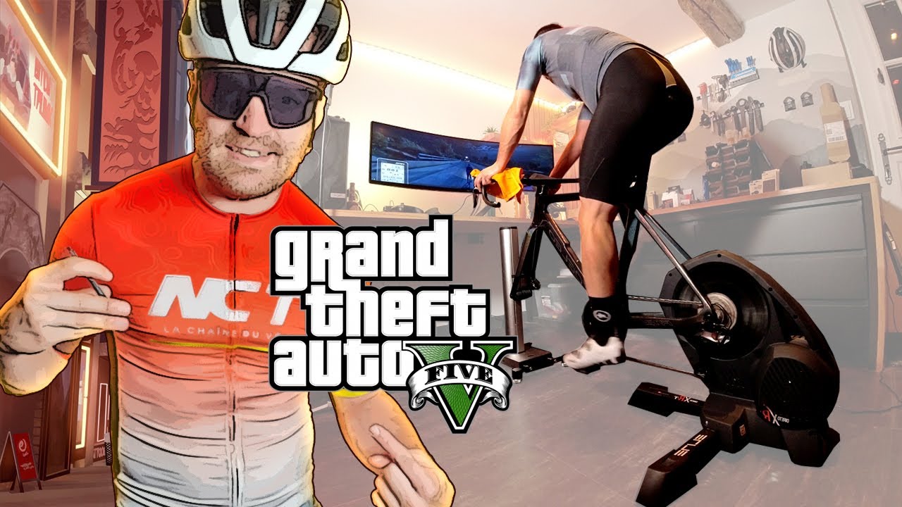 GTA V en mode cycliste ! C'est dingue !