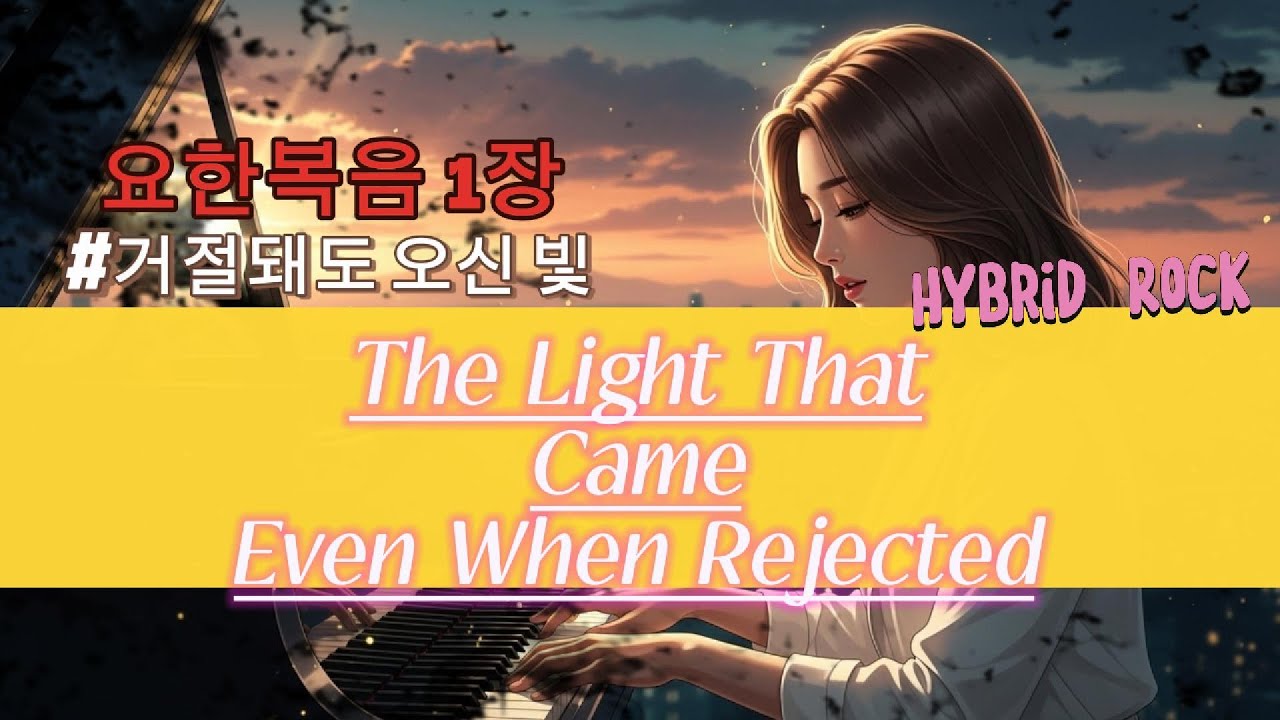 [#말씀찬양]요한복음 1장 #거절 돼도 오신 빛 (The Light That Came Even When Rejected) | 참빛, 영접하는 자, 은혜의 빛, 묵상찬양, 힐링워십