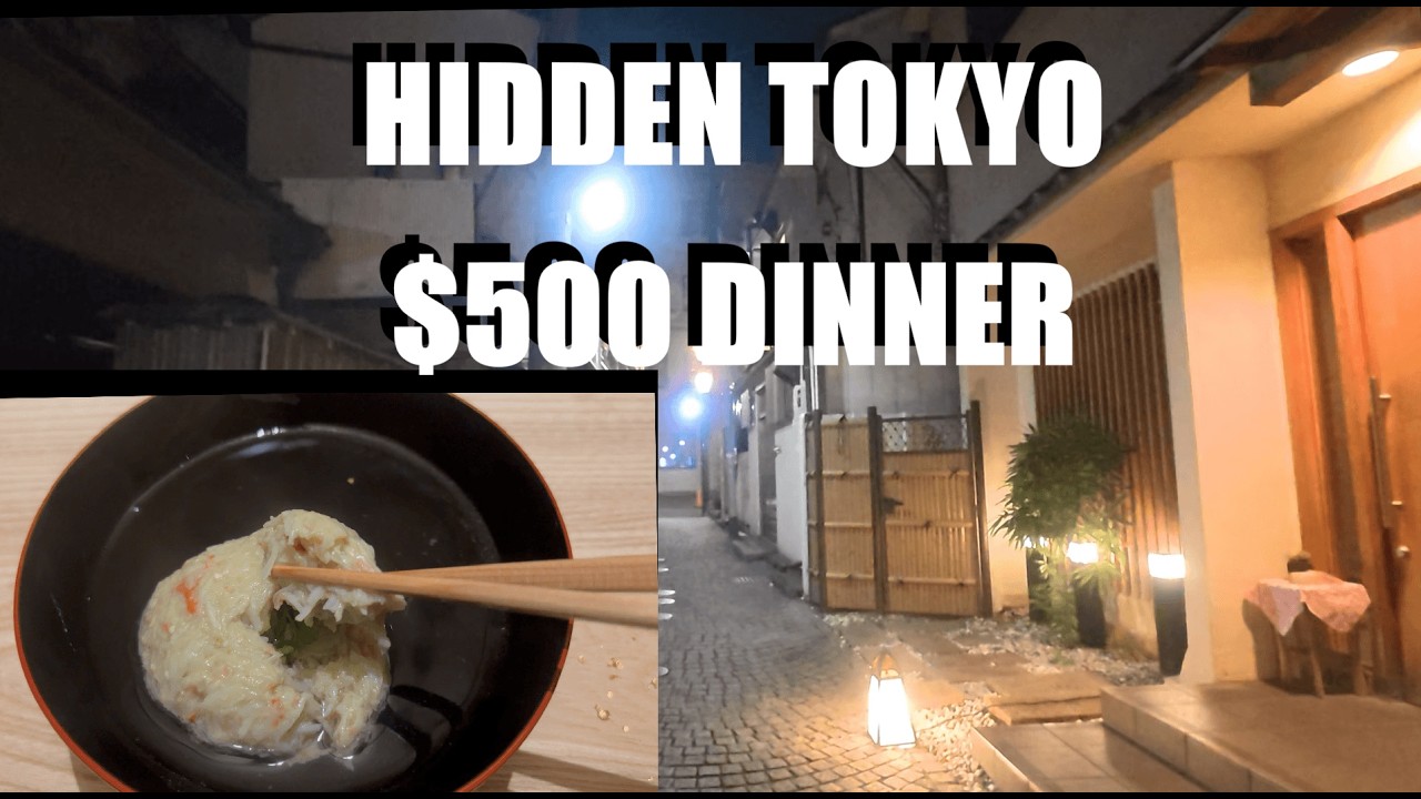 Hidden Tokyo Night Street & $500 Luxury Kaiseki