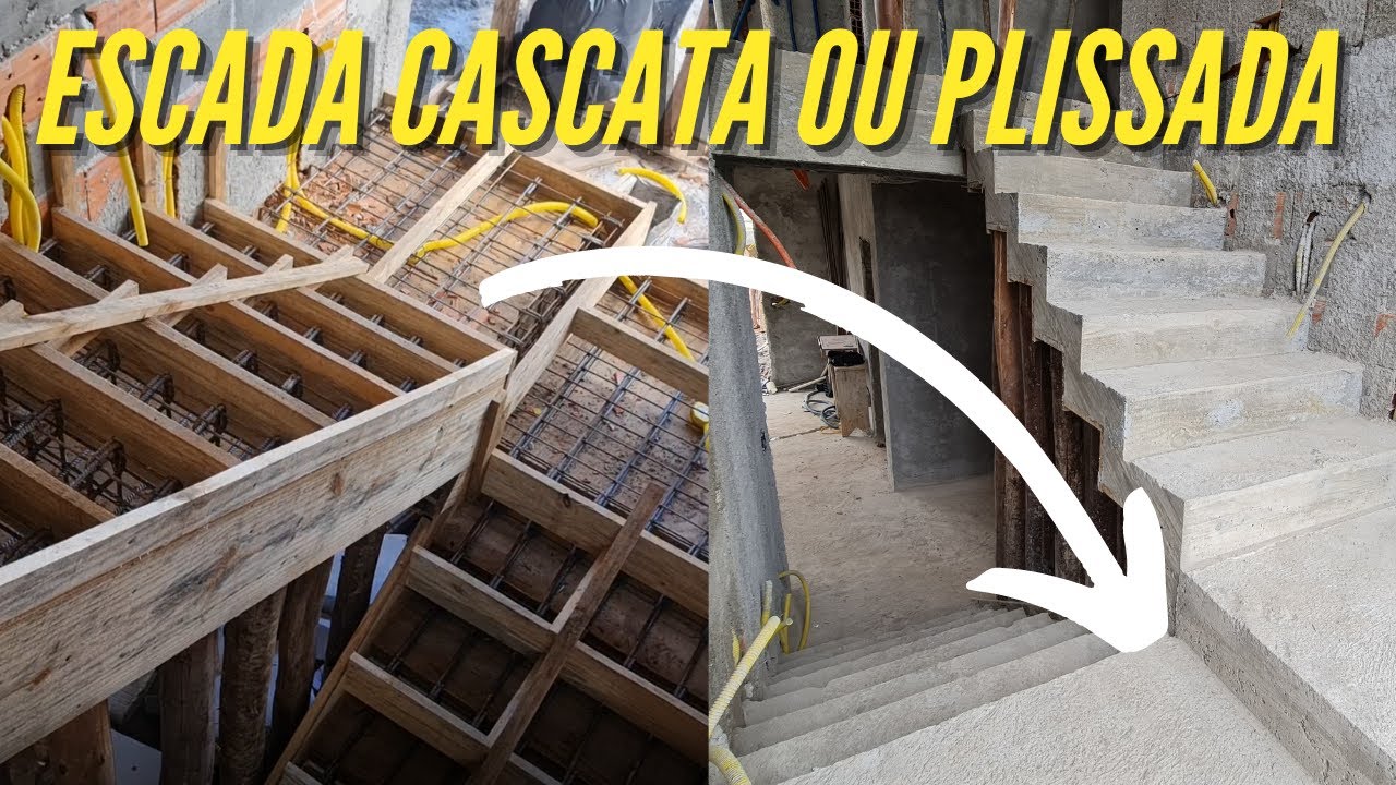 COMO FAZER ESCADA CASCATA OU PLISSADA