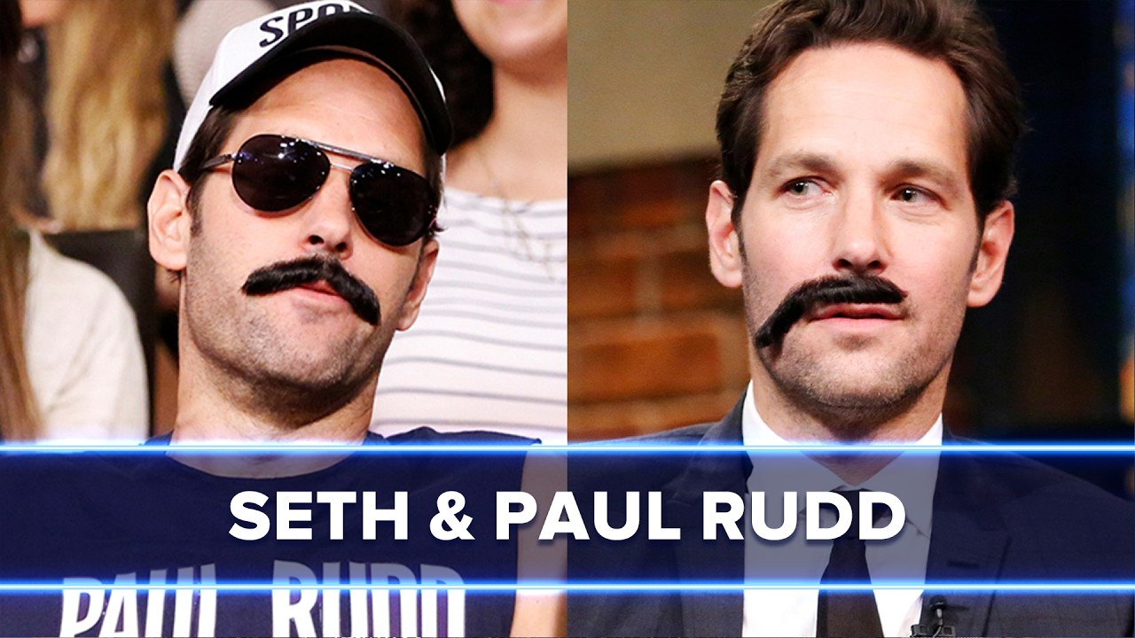 Paul Rudd Causes a Ruckus, Talks Competing Against Jon Hamm for the Same Girl | Late Night Throwback