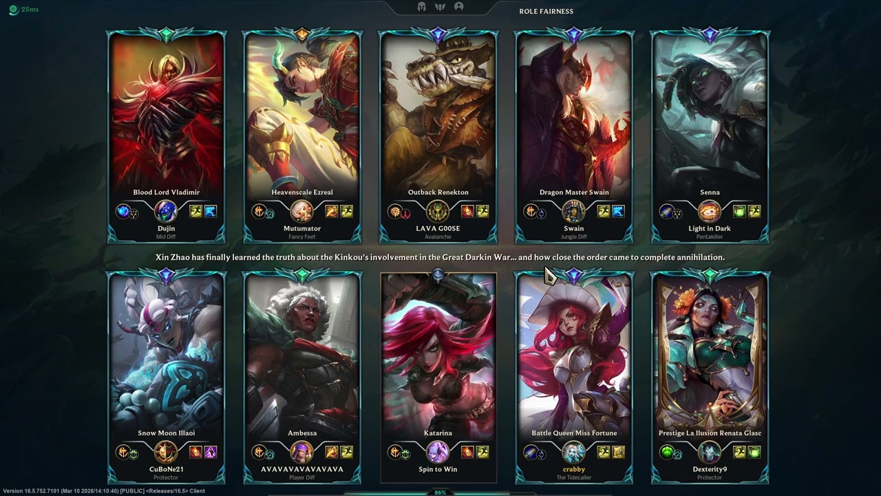 leaugue ranked falling  plat missery
