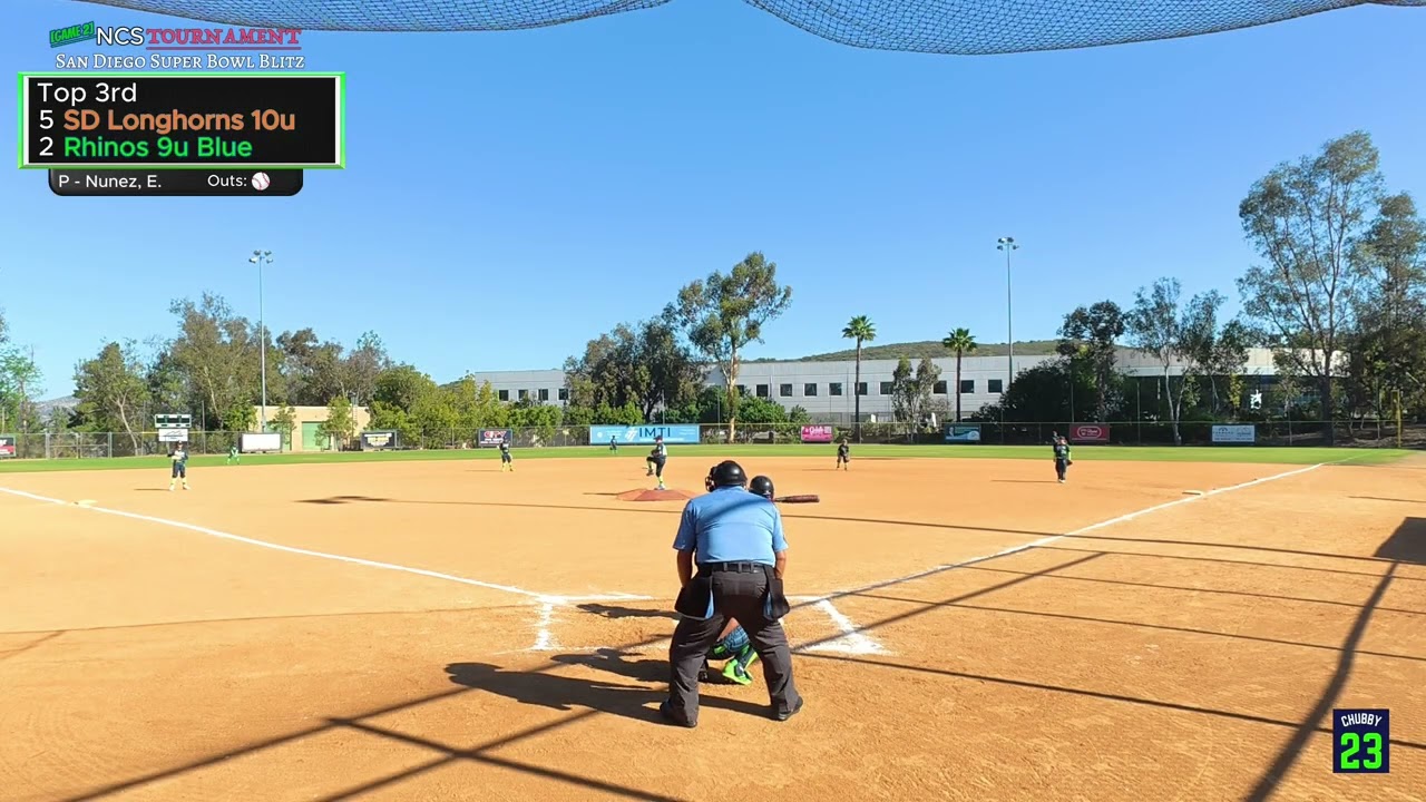NCS San Diego Super Bowl Blitz - Rhinos 9u Blue vs SD Longhorns 10u (Game 2)